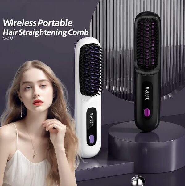 Wireless negative ion straight hair comb - Image 2