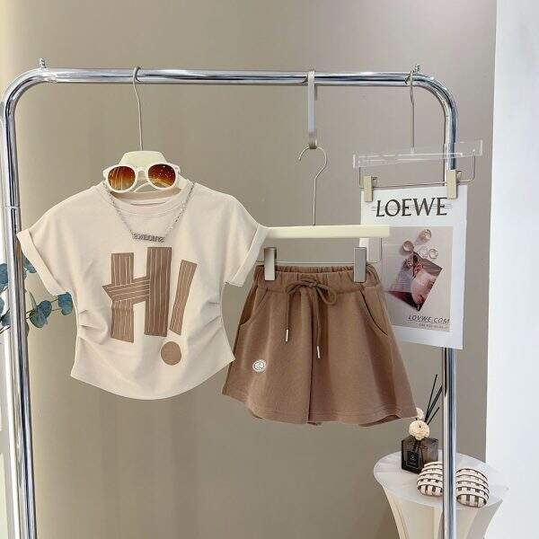 CUHK casual girls' short sleeved shorts - Image 2