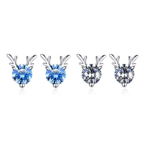 Transparent deer earrings - Image 4