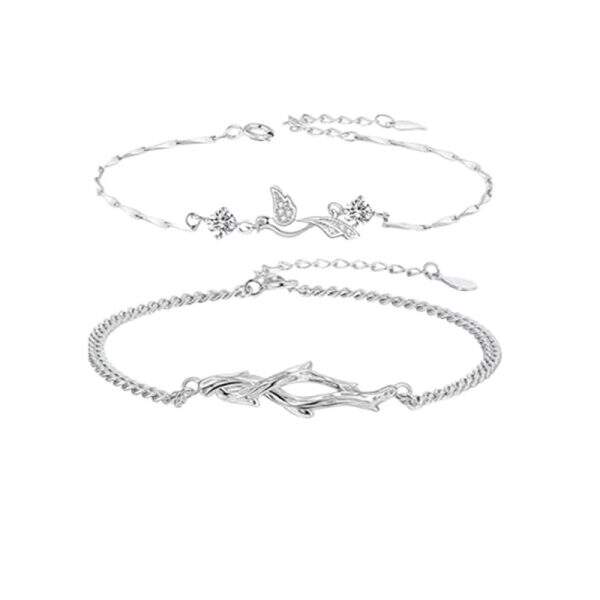 A pair of bird shaped bracelets - Image 5