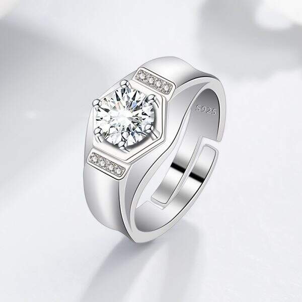 Moissanite imitation diamond ring - Image 1