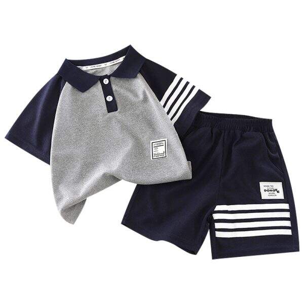 Children's short sleeved shorts set - Image 5