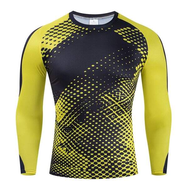 Running and fitness clothing men's long sleeved t-shirt - Image 5