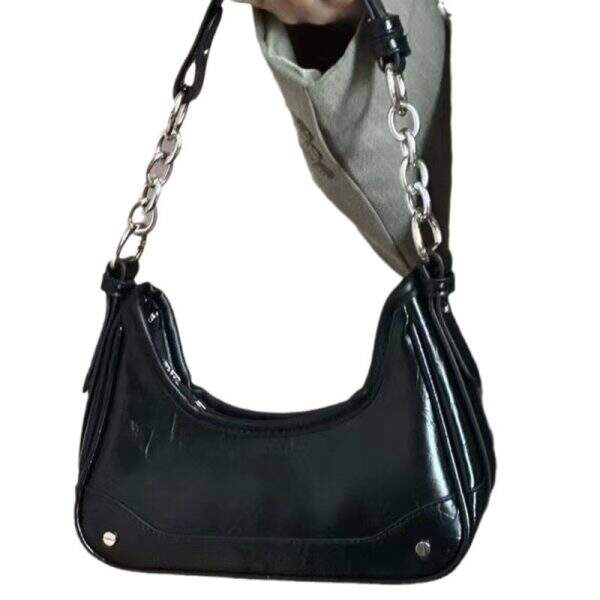 Silver women's handbag - Image 5