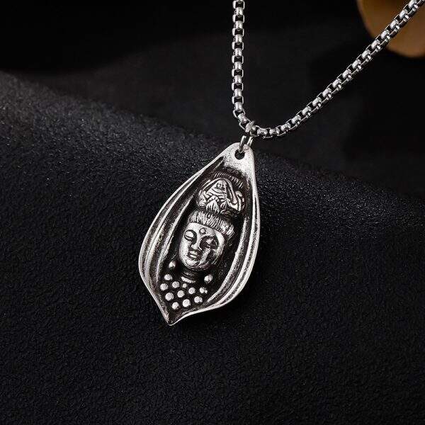 Fallen Leaf Avalokitesvara Bodhisattva Pendant - Image 2
