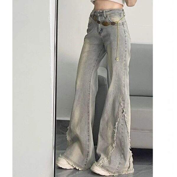 High waisted flared jeans - Image 3