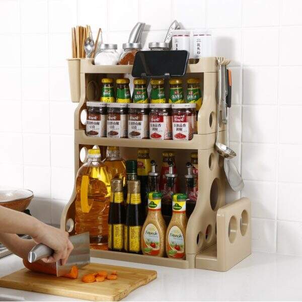 Kitchen seasoning rack, knife holder, cutting board - Image 5