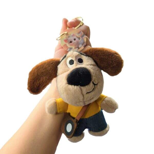 Trendy couple cartoon puppy doll keychain - Image 5