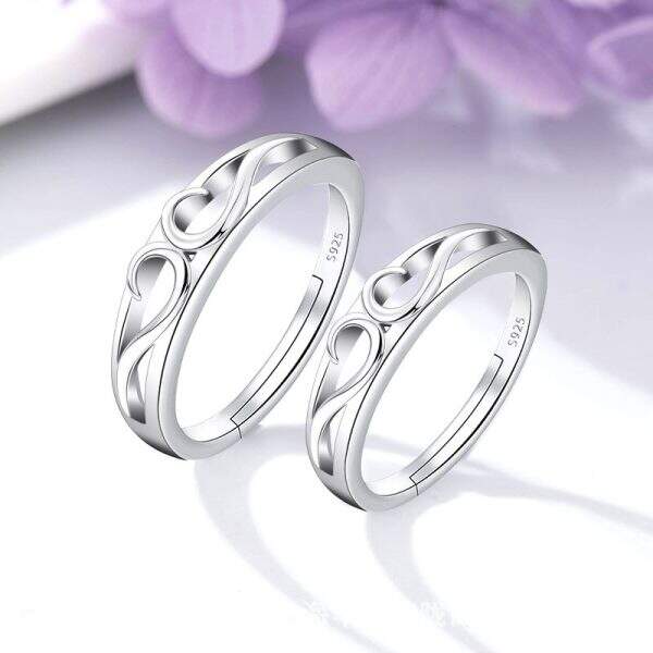 Fashionable and personalized couple ring - Image 1