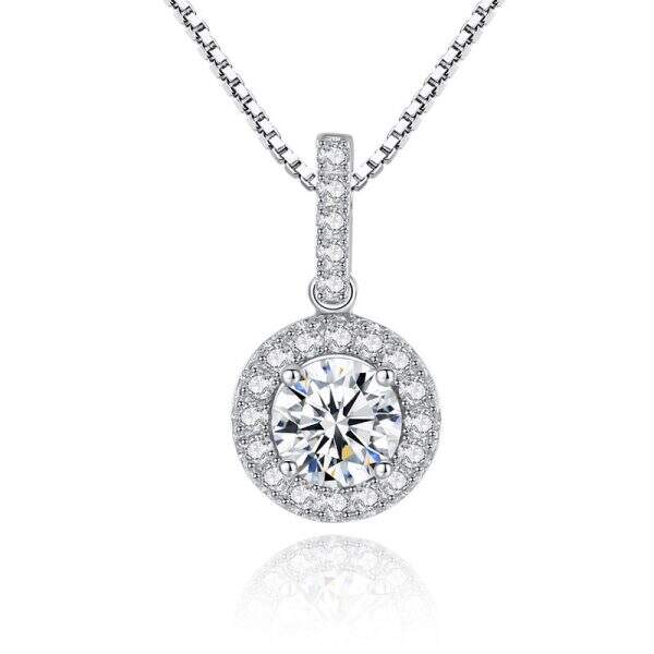 18K white gold women's necklace - Image 4