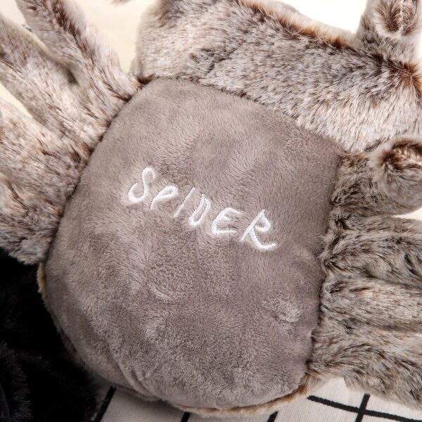 Black and white spider plush toy doll - Image 2