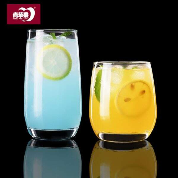 Green apple heat-resistant glass water cup - Image 2