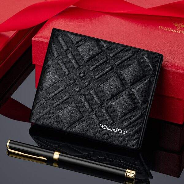 New King Paul Men's Genuine Leather Wallet - Image 1