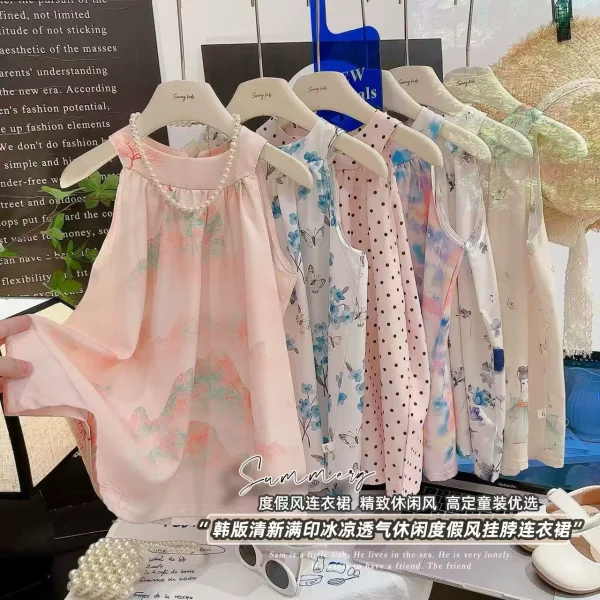 Fashionable floral dress suitable for girls - Image 1