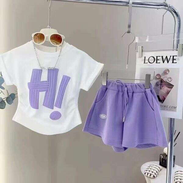CUHK casual girls' short sleeved shorts - Image 3