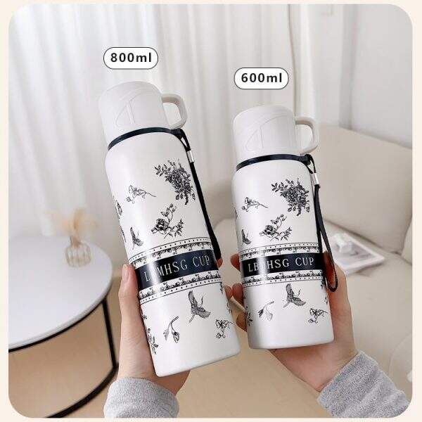 New white gardenia thermos cup - Image 3