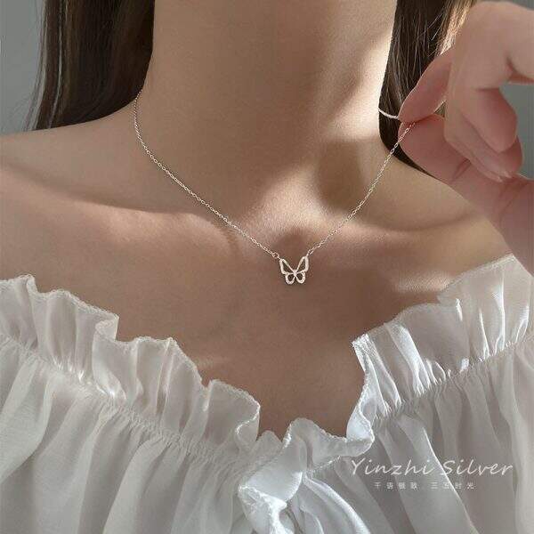 Ladies' Butterfly Diamond Necklace - Image 2