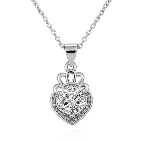 Diamond Crown Necklace - Image 5