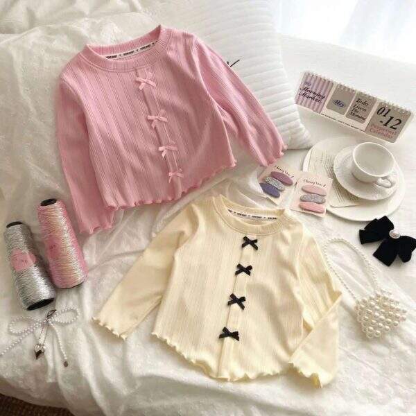 Sweet Bow Girls' Long Sleeve T-shirt - Image 3
