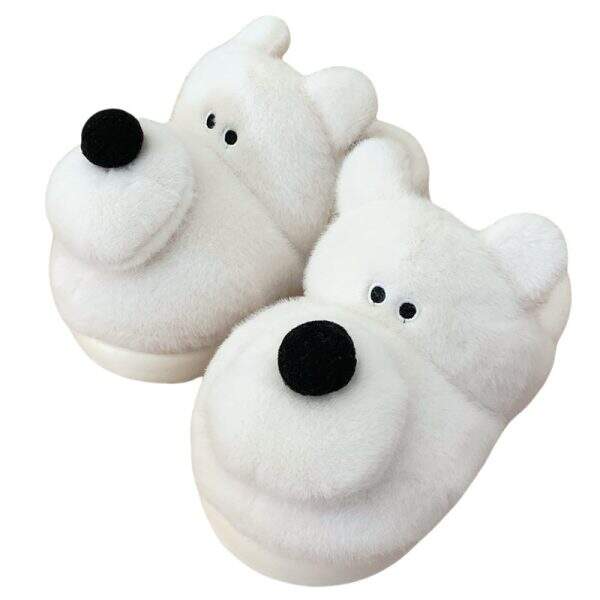 Cute dog wrapped cotton slippers - Image 5