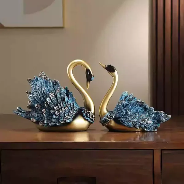 Modern luxury swan accessories, suitable for home decoration - Image 1