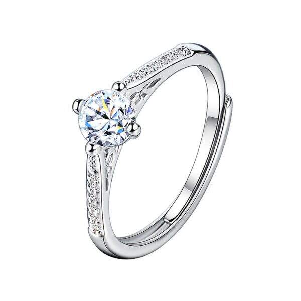 One carat Mozambique diamond ring - Image 5