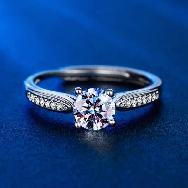 Imitation Mozambique diamond ring - Image 2