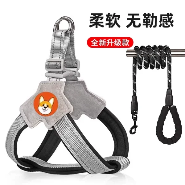 Breathable, soft, suitable for single-leash dog walking. - Image 1