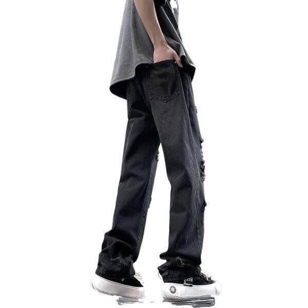 High street ripped jeans men ins - Image 5