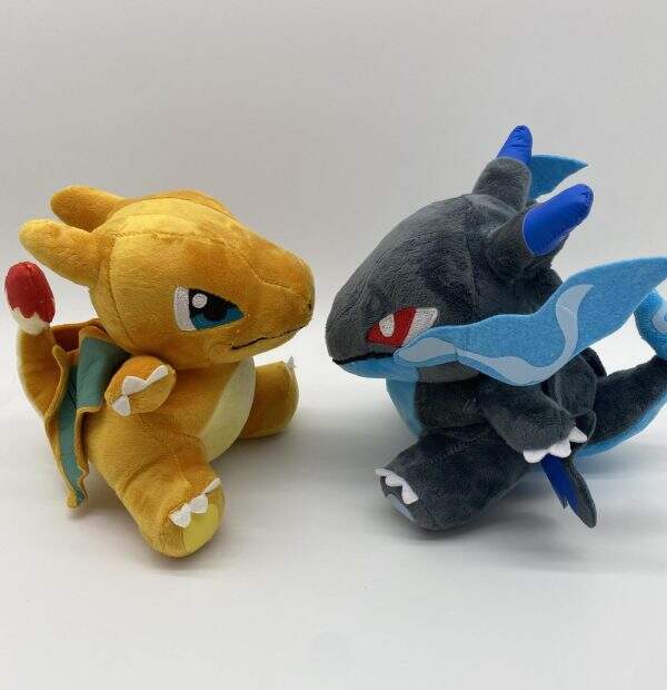 Fire breathing dragon plush toy black dragon yellow dragon - Image 2