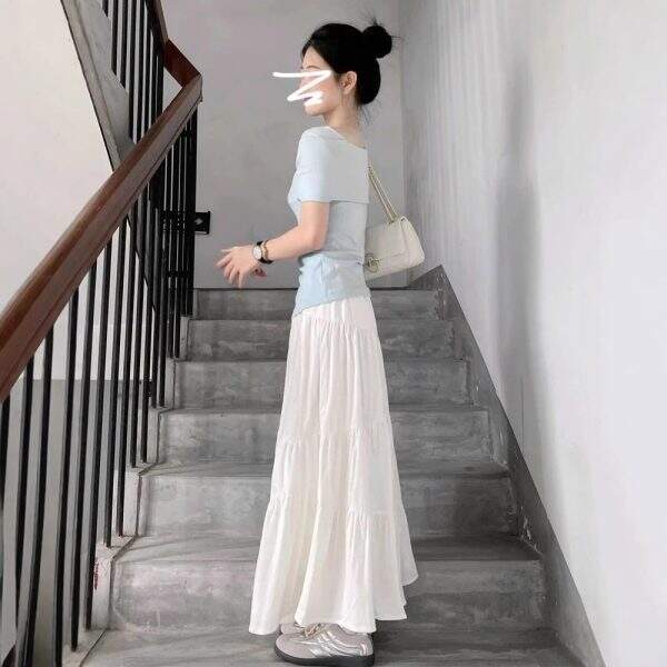 Long sleeved shirt, slim fit, slim skirt - Image 2