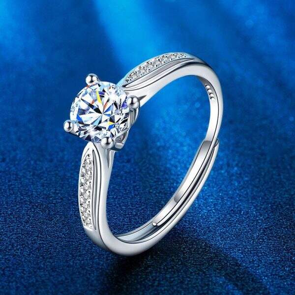 Imitation Mozambique diamond ring - Image 3