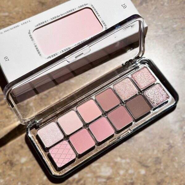 Twelve color eye shadow plate pearlescent matte explosive - Image 1