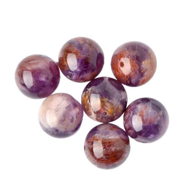 Natural Purple Ghost Crystal Beads - Image 5