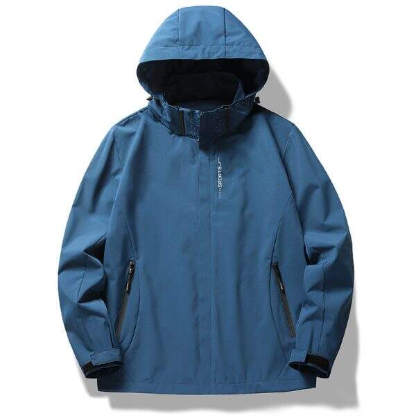 Single layer hooded waterproof outdoor jacket - Image 5