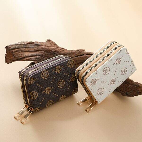 Ladies' Double Zipper Wallet - Image 1