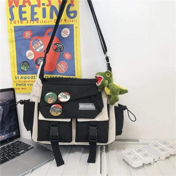 Men's and women's slanted backpacks - Image 3