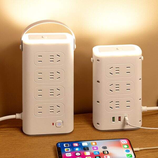 Multi hole vertical power socket panel for office - Image 4