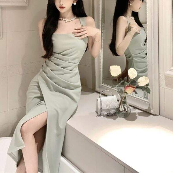 Satin dress - Image 2
