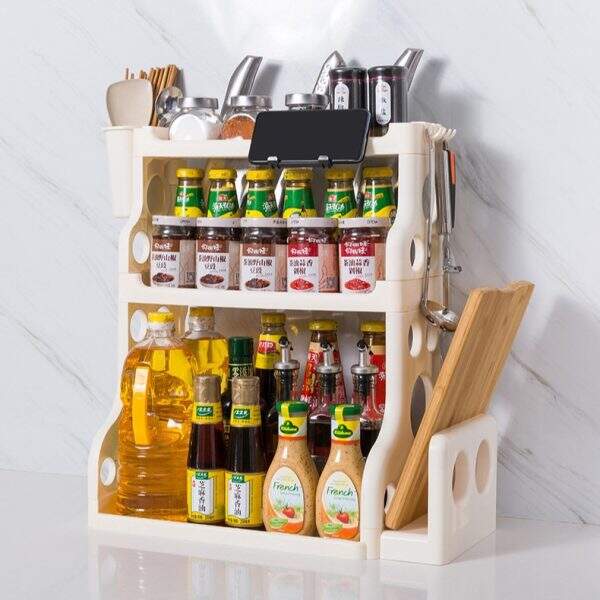 Kitchen seasoning rack, knife holder, cutting board - Image 1