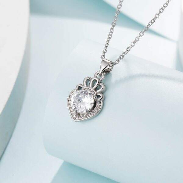Diamond Crown Necklace - Image 2