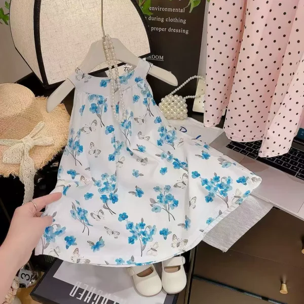 Fashionable floral dress suitable for girls - Image 3