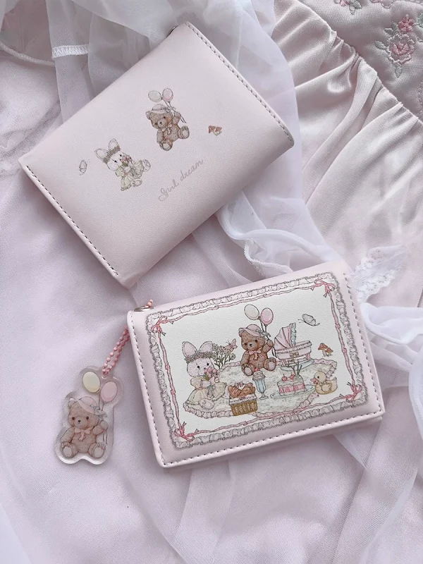 Girl picnic pattern wallet - Image 4