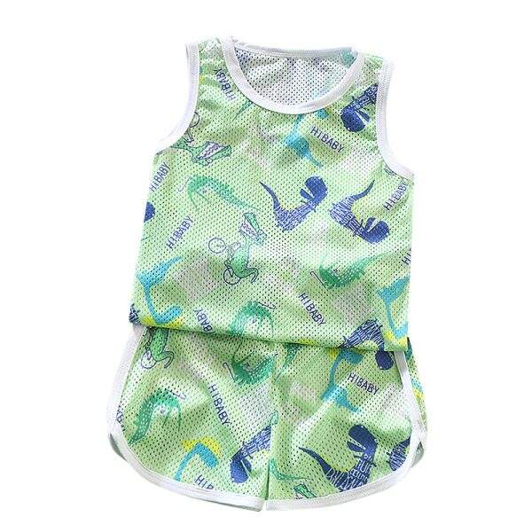 New children's hollow thin vest set - Image 5