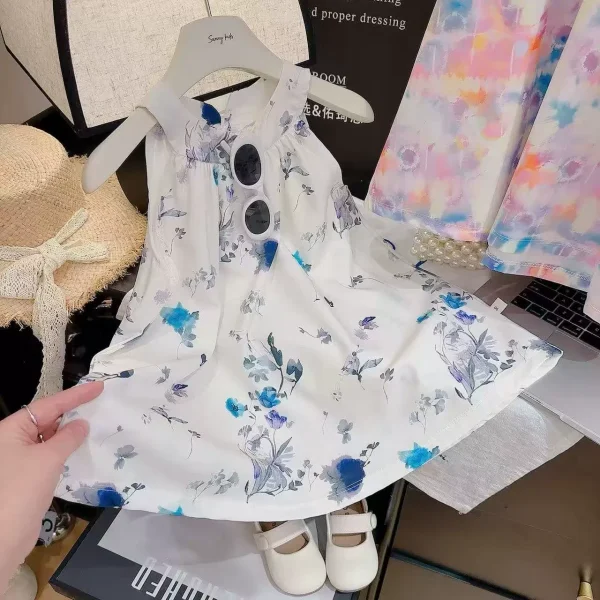 Fashionable floral dress suitable for girls - Image 5