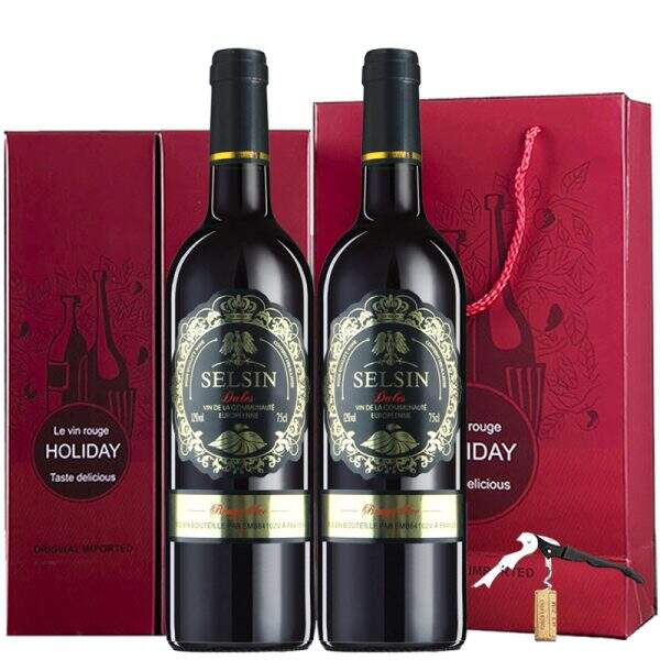 Original bottle, original imported red wine - Image 2