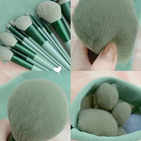 13 piece makeup brush set - Image 2