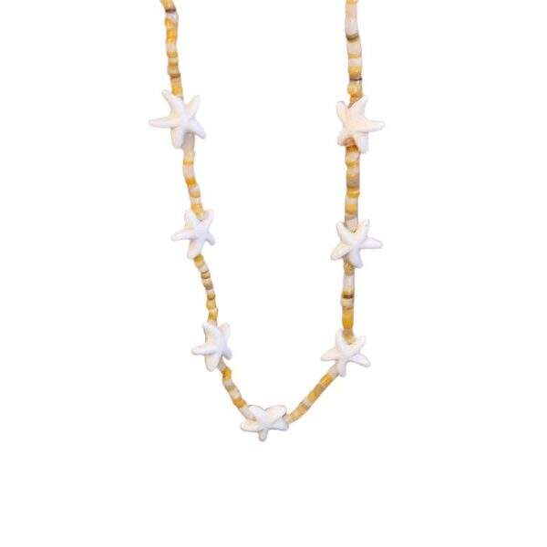 Star shaped bead necklace - Image 5