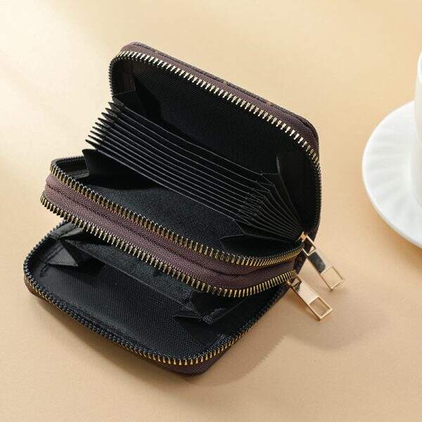Ladies' Double Zipper Wallet - Image 4