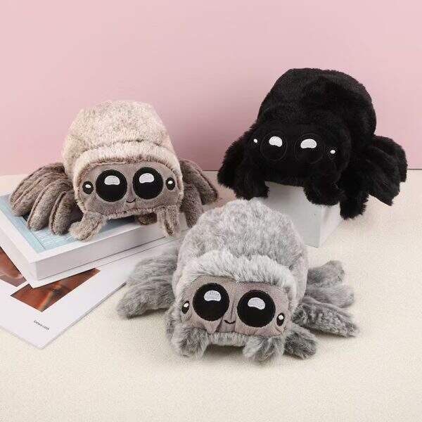 Black and white spider plush toy doll - Image 4